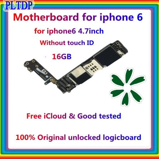 12Pro 128 Go sans visage-Carte mère iCloud propre pour iPhone, carte