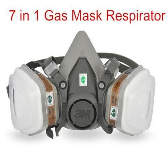 Genérico Ronan Reusable Mask, Painter's Mask, Gas Mask, Dust Mask With Filter, Gas Mask With Filter, 6200