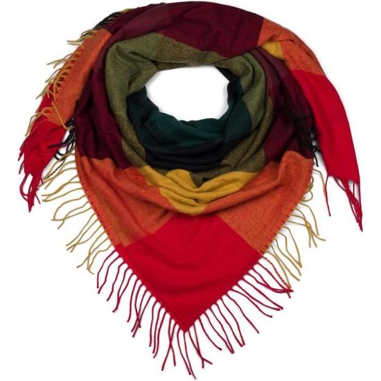 Bonnet De Noël Homme à Carreaux – Avec Franges, Réglable, Polyester, Pour Fêtes Et Hiver - 5