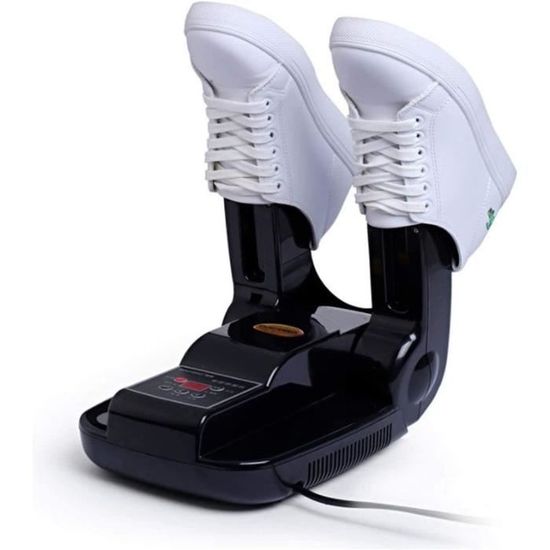 Sèche-chaussures électrique 4 Supports – Séchage Rapide 360°, UV Antibactérien, Timer, Pliable