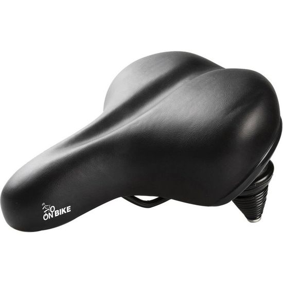 Tapis de selle de selle à double ressort vélo large gros boum doux