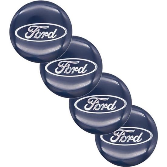 4 X 65MM Autocollant 3D Cache-Moyeux Enjoliveurs Centre De Roue Noir