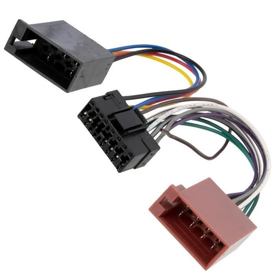 Câble ISO Pour Autoradios Pioneer DEH-S310BT/S410BT/S510BT/S410DAB - Neuf Avec Garantie 3 Ans
