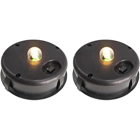 Lot De 2 Boîtes Lumineuses Solaires De Rechange - Panneau Solaire Intégré, étanche, LED Blanc Chaud - Pour Lanternes De Jardin - 11
