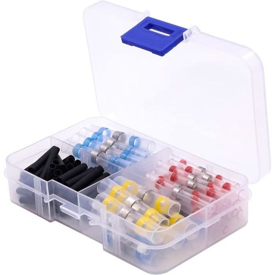 Lot De 330 Connecteurs Thermorétractables étanches – Pour Soudure, Polyoléfine, -67°F à 257°F