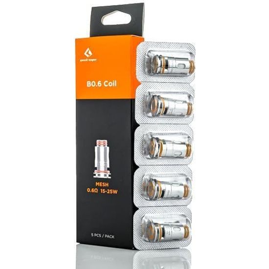 Geek vape - Rsistances Aegis Boost B series 0.6ohm (5pcs) - Cdiscount Au  quotidien