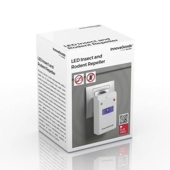 Répulsif à Ultrasons Anti-moustiques, Souris, Cafards - 6 Pièces - Sans Produit Chimique - Pour Maison, Appartement