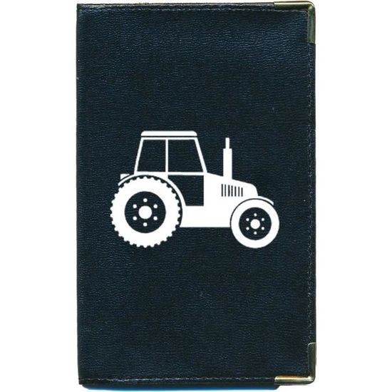 Syl'la Etui Porte Carte Grise Papier Voiture En Simili Noir
