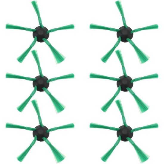 Robot Aspirateur -Kit De Brosses Latérales En Caoutchouc Souple Pour