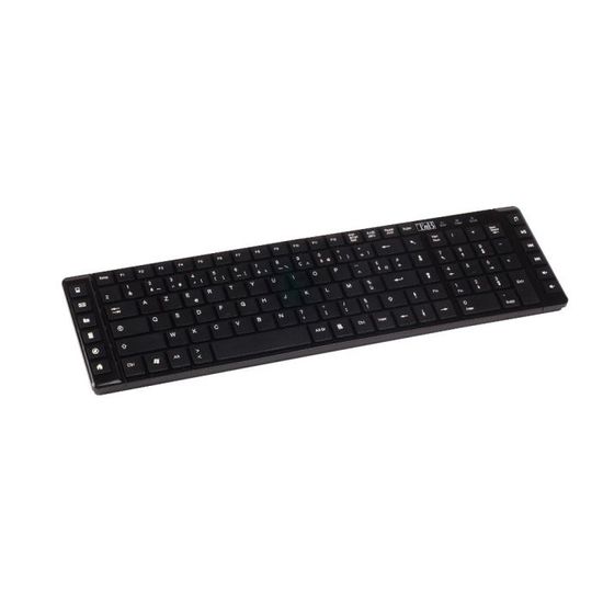 Clavier Sans Fil T'nB Classy - Noir - Compact Avec Touches Silencieuses Et Raccourcis Multimédia