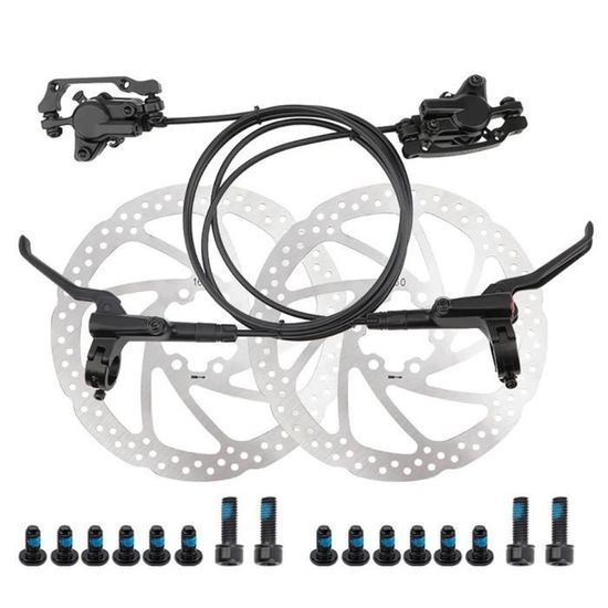 Freins Vtt Avant Arrière Kit Frein Hydraulique Vtt Shimano Étrier De Frein à Disque Mécanique BYOX Pour VTT - Avant Ou Arrière, Aluminium, Kit Complet Frein Velo Enfant Freins Disque Hydraulique Vélo