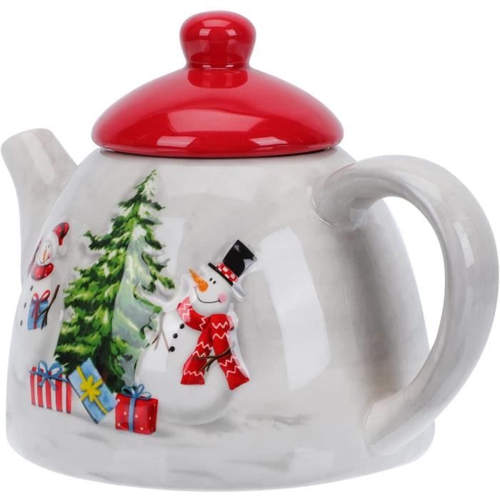 PRETYZOOM Tasse à eau en céramique - Tasse à café de Noël - Thème bonhomme de neige - Récipient d'eau PRETYZOOM Tasse à eau en céramique - Tasse à café de Noël - Thème bonhomme de neige - Récipient d'eau