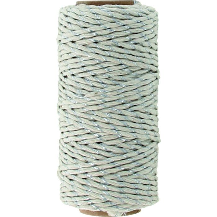 Corde avec fil argenté 1,5mm x 30m - Artémio Argenté