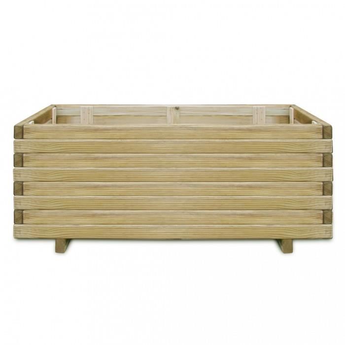 Pots et cache-pots Jardiniere en bois rectangulaire 100 x 50 x 40 cm