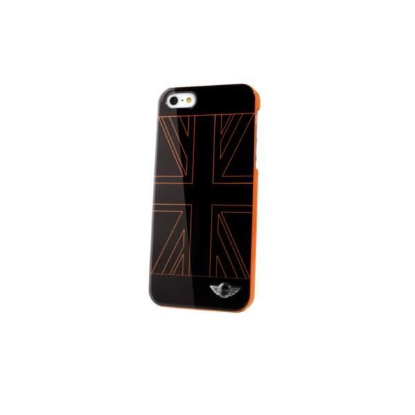 MINI Coque drapeau UK - Pour iPhone 5C - Noire et Orange