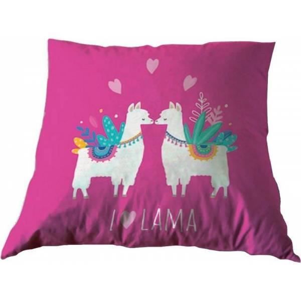 COUSSIN LAMA-I LOVE LAMA 35X35 CM.