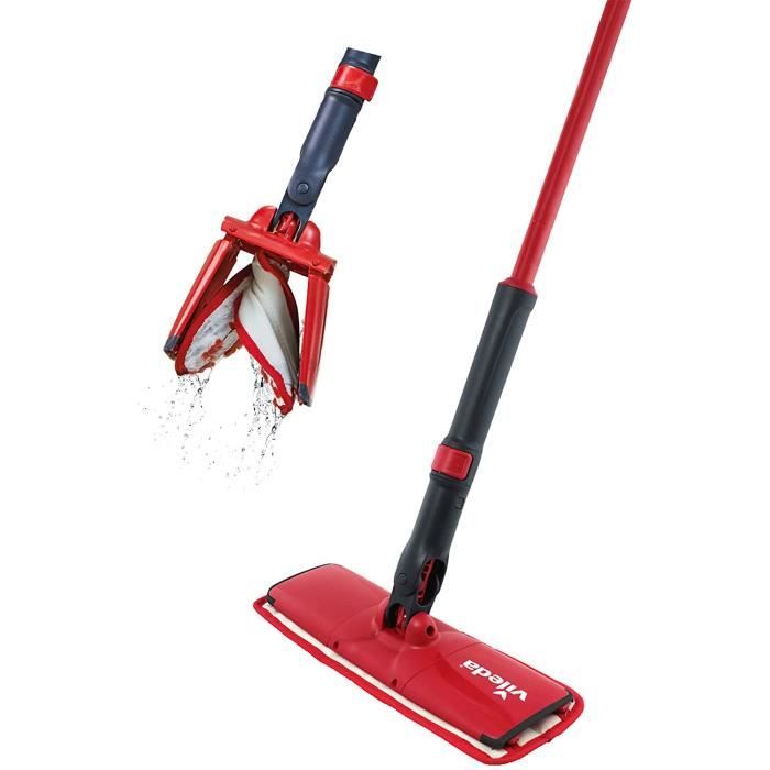 Vileda Easy Twist - balai à plat avec essoreur intégré au balai - ref 158400