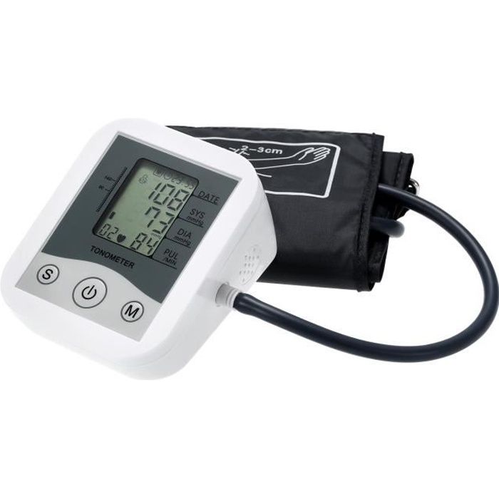 Tensiomètre de bras LCD, Oscillométrie / balayage d'impulsion de moniteur de pression artérielle