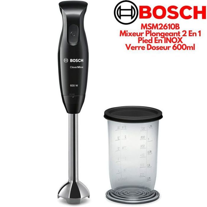 Mixeur plongeant BOSCH MSM2610B 600W Anthracite