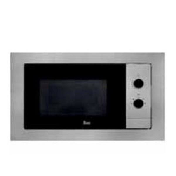 Micro ondes intégrable 20 L 700W noir acier inoxydable - Plateau tournant micro ondes cuisine