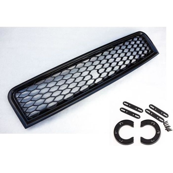Pour Audi A4 S4 B6 8E Calandre Sport Grille Noir Mat Nid D'abeille 2001-2005