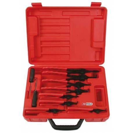 Coffret de pinces à circlips intérieur et extérieur, 10 pièces KS Tools 500.1320