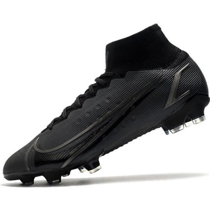 Baskets nikeees Superfly 8 Elite FG Coupe d'Europe chaussures de Football Homme Noir