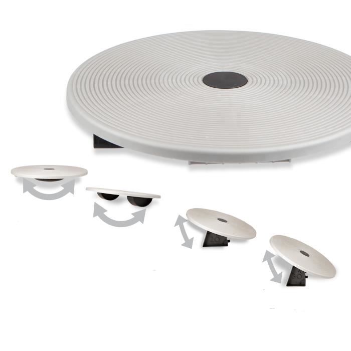 Set d'entraînement Peak Power avec planche d'équilibre, haltères de gymnastique et DVD d'entraînement, adapté à tous les âges