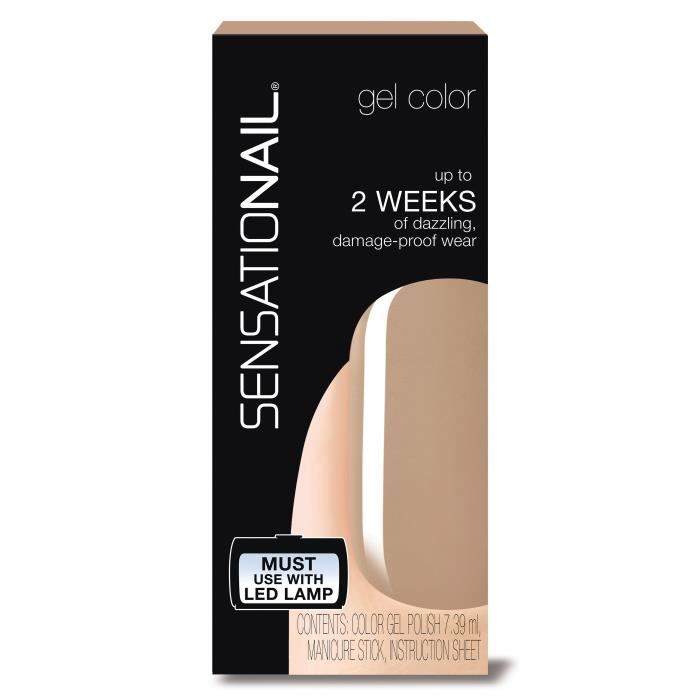 SENSATIONAIL Vernis gel semi-permanent Taupe Tulips 71594 - Taupe