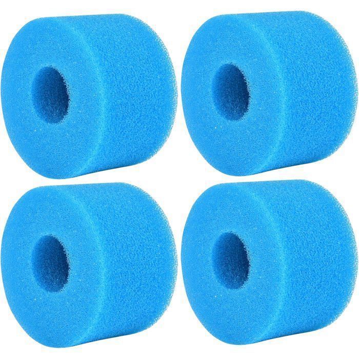 Eponge Filtrante 4 Pièces Type S1, Cartouche Filtrante En Mousse Mousse Filtrante Piscine Reutilisable Et Lavable Filtre Mousse Pour Spa Piscine Jacuzzi