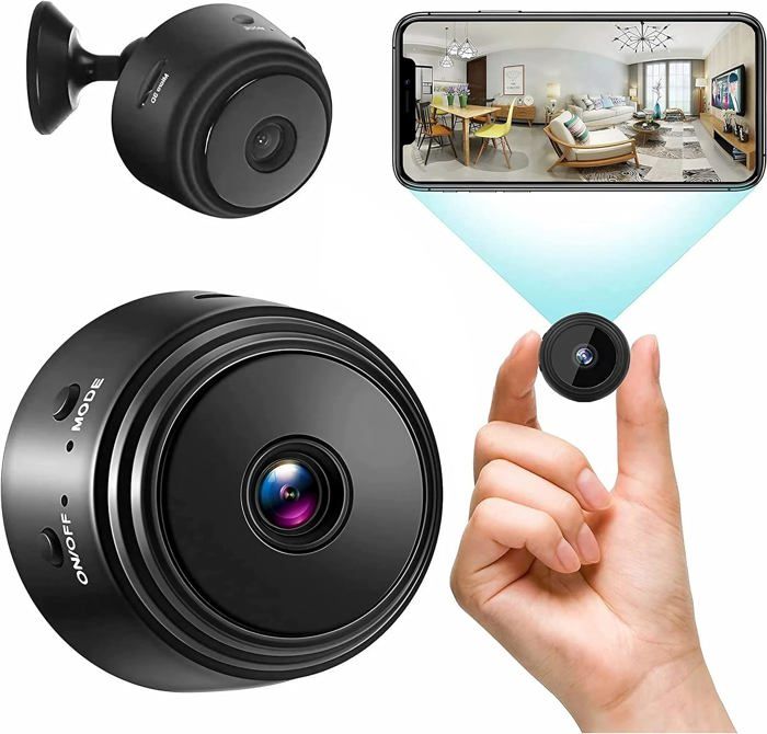 Caméra Espion Mini OTADUG 1080p – Détection De Mouvement, Batterie 2000mAh, Carte SD 32 Go Incluse