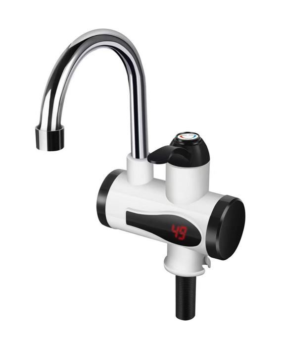 Robinet électrique - YYV - 3000W - Chauffe-eau instantané - Affichage LED - Pomme de douche