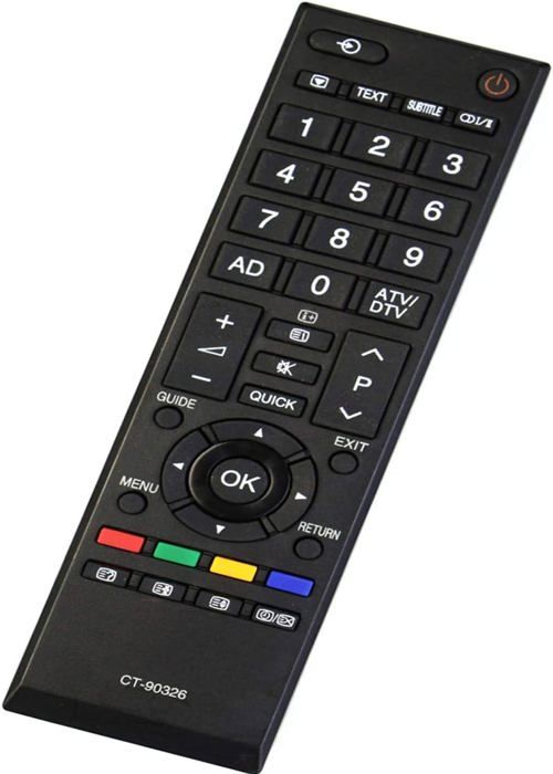 Confezione da 2 Telecomando di ricambio CT-90326 compatibile con Toshiba Smart TV TV