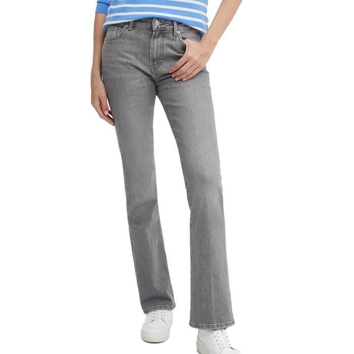 Jeans Bootcut Gris Femme Tommy Hilfiger Gya
