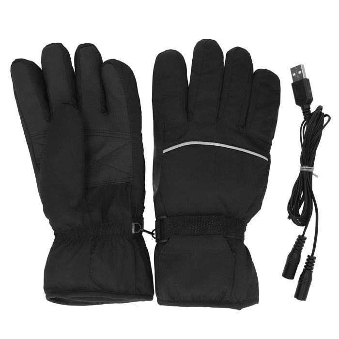 Gants Chauffants électriques EJ.LIFE - 3 Vitesses écran Tactile - Noir