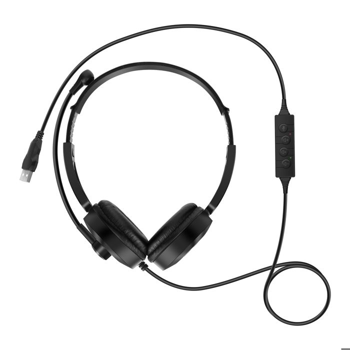 Casque Audio Filaires USB avec Microphone pour Ordinateur Neuf - vue 4
