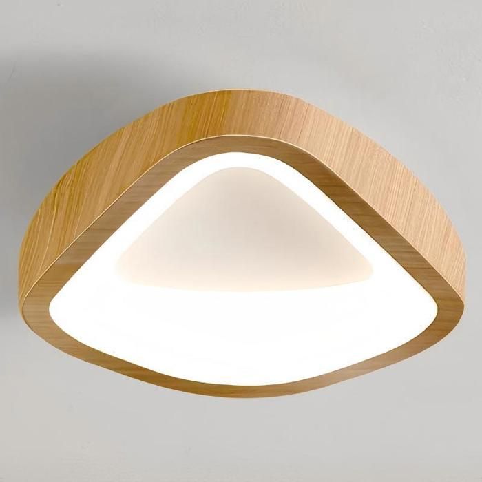WOTTES Plafonnier LED Style Moderne - 12W Blanc froide IP54 Imperméable Lampe de Plafond Pour Bureau Cuisine - 1pcs Naturel Ø20CM