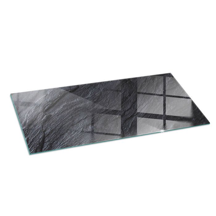Plaque protection sol devant cheminée motif roche 125x50 Tulup — free download
