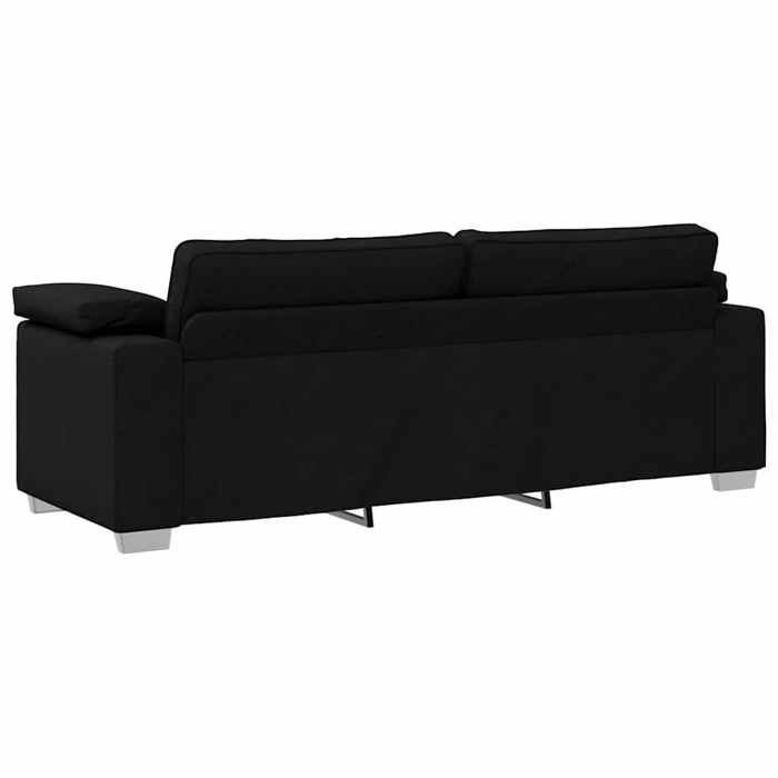 Promotion janvier Sofa en tissu - mango - Canapé de salon - Noir 219x77x82 cm - tissu SS2088