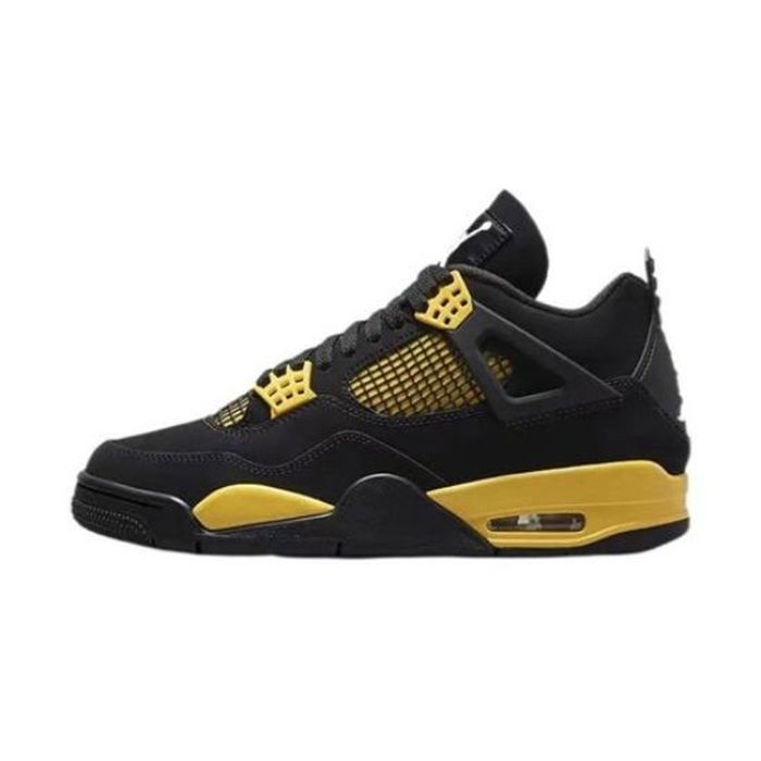 CHAUSSURES DE BASKET-BALL Air Jordan 4 Retro Yellow Thunder 2023 AJ4 JORDON 4 Mens DH6927-017
