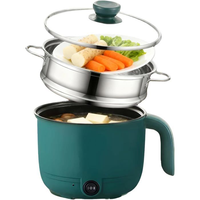 MarmiteS électrique Marmite A Soupe Rapide Portable Multicuiseur Antiadhésif Portable Pour Maison Rsidence Etudiante 600W 220V
