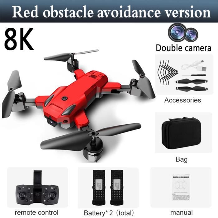 Rouge 8K Double 2B Drone 5g Drone 8k Hd Drones Professionnels 6k Hd Photographie Aérienne