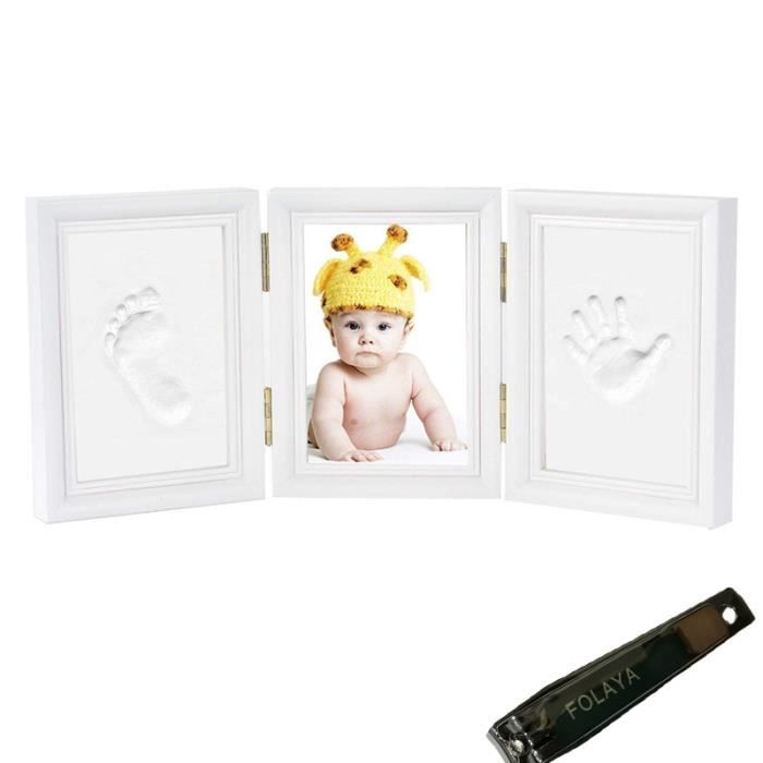 Cadre Empreinte Bebe Bebe Empreinte De La Main Empreinte Cadre Photo Kit Pour Garcons Parfait Cadeau De Bebe Blanc Cdiscount Beaux Arts Et Loisirs Creatifs
