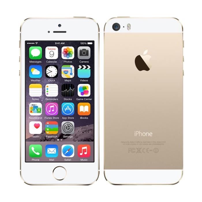 Iphone 5s A1533 A1453 1gb Ram 64gb Rom 4 0 640 X 1136 Or Cdiscount Telephonie
