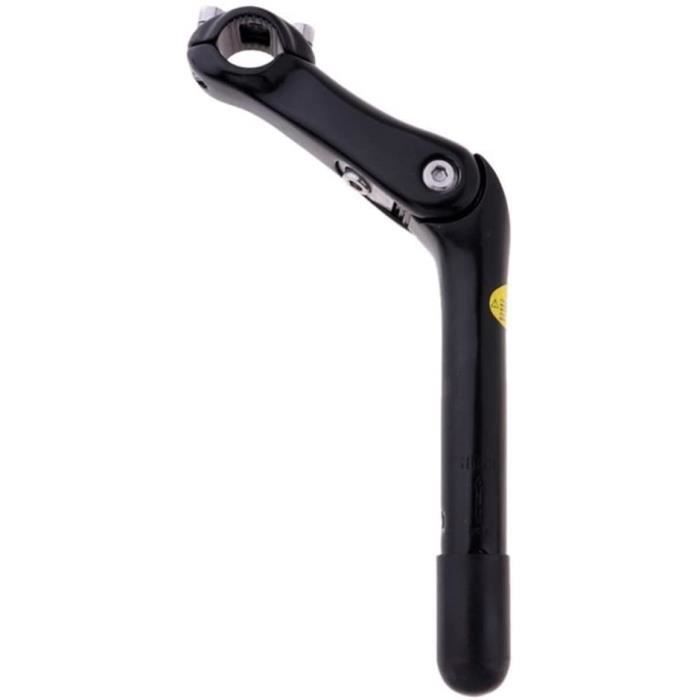 Duyeuau Potence de vélo de montagne noire de 90 mm et 110 mm, tige de descente 0 ~ 90 degrés en alliage d'aluminium, accessoires de tige