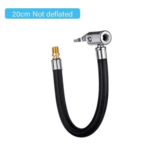 Rallonge De Gonflage Pour Pompe à Air - 60 Cm, Avec Connecteur Rapide Et 4 Adaptateurs, Pour Valve Schrader