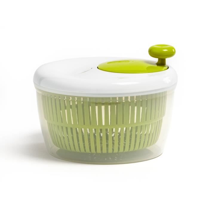 moulinex classic essoreuse à salade 5 l (5/7 pers), compatible lave-vaisselle, bouton stop, fabriquée en france k1690104