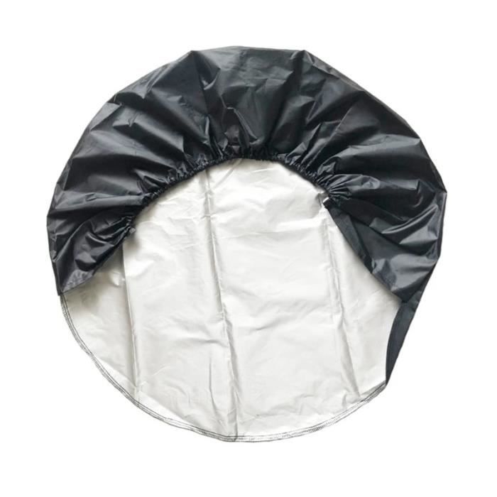 Housse De Roue De Secours Universelle FUBESK - Étanche, Taille Réglable 48,3-58,4 Cm - Pour Voiture, SUV, Camion - Noire