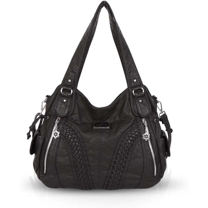 Sac à Main Radley En Cuir Noir - Taille Moyenne - Occasion En Bon état - Porté épaule