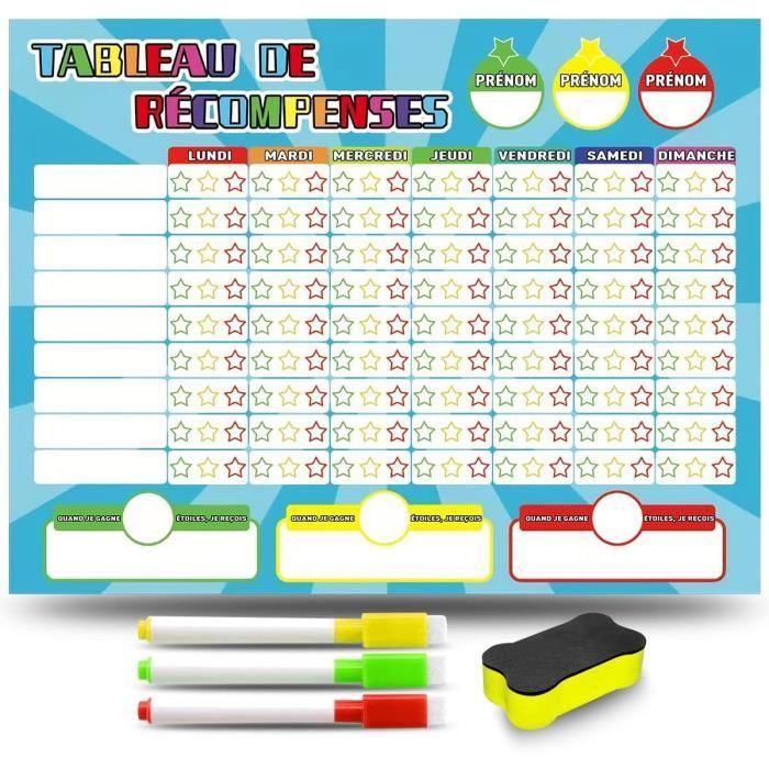 Ulif Tableau De Récompenses Pour Enfants – Tableau Magnétique Pour